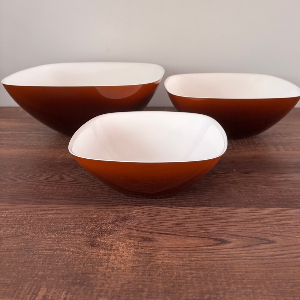 Guzzini Vintage Two-Tone Bowl Set